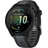 Смарт-часы Garmin Forerunner 165 Music AMOLED черные/силикон