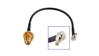 Антенный адаптер для USB 3G модемов Huawei (SMA-female - TS-9 угловой)
