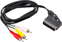 Кабель Rexant SCART Plug - 3RCA Plug 1.5м