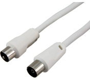 Кабель Rexant TV PLUG - TV Jack 1.5м белый