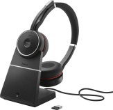 Гарнитура Jabra Evolve 75 Stereo MS Charging stand & Link 370