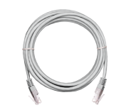 Патч-кабель NETLAN U/UTP 4 пары, Cat5e, BC, серый, 5 м, 10 шт