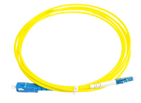 Оптический патч-корд SC/LC UPC 5 метров желтый