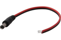 Разъем питания Rexant штекер 2.1х5.5x10мм с проводом 20см