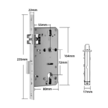 Врезной замок Novilock 5572, ver. 4936