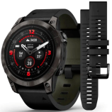 Смарт-часы Garmin Epix Gen 2 Pro 47 мм AMOLED сапфир/темный, кожа