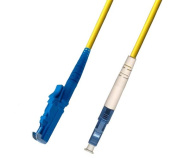 Оптический патч-корд E2000/UPC LC/APC 35 метров желтый