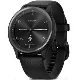 Смарт-часы Garmin Vivomove Sport, стекло/полимер, черные/силикон