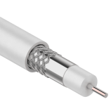 Коаксиальный кабель PROconnect RG-6U+Cu 100м белый