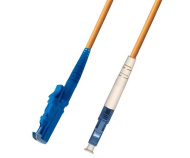 Оптический патч-корд E2000/LC UPC OM2 100 метров оранжевый