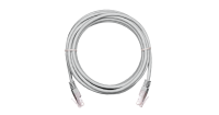 Патч-кабель NETLAN U/UTP 4 пары, Cat5e, PVC нг(B), серый, 0,3 м. уп-ка 10 шт.