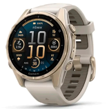 Смарт-часы Garmin Fenix 8 43 мм AMOLED сапфир/песочный, силикон
