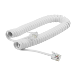 Кабель телефонный Rexant витой трубочный 2м белый